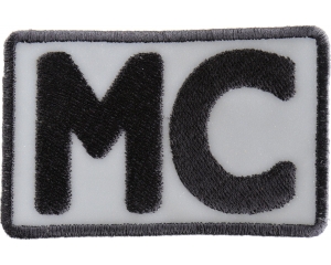Reflective MC Patch | Embroidered Biker Patches