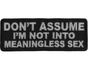 Meaningless Sex Patch