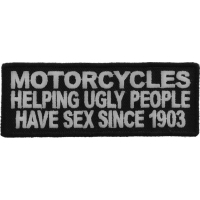 Motorcycles Helping Ugly People Have Sex Patch | Embroidered Patches