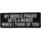 My Middle Finger Gets A Boner Patch