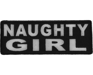 Naughty Girl Patch | Embroidered Patches