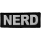 Nerd Funny Iron on Patch