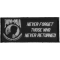 Never Forget Those Who Never Returned POW MIA Patch