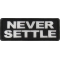 Never Settle Patch