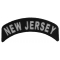 New Jersey Patch Iron on State Rocker