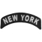 New York Patch Iron on State Rocker