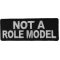 Not A Role Model Funny Patch