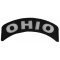 Ohio Patch Iron on State Rocker