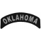 Oklahoma Patch Iron on State Rocker