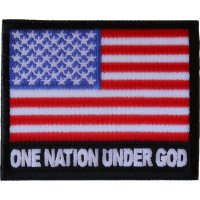 One Nation Under God American Flag Patch