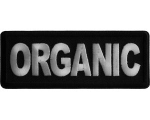 Organic Iron on Patch