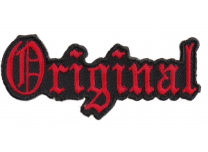 Original Patch In Red | Embroidered Patches
