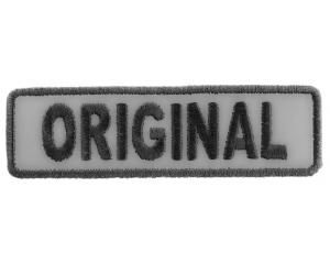 Original Patch In Reflective | Embroidered Patches