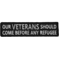 Out Veterans Should Come Before Any Refugee