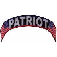 Patriot US Flag Rocker Patch | Embroidered Patches