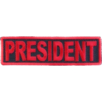 President Patch Red