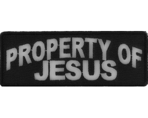 Property Of Jesus Christian Patch | Embroidered Patches