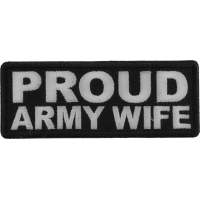Proud Army Wife Patch