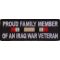 Proud Family Iraq War Vet Patch