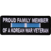 Proud Family Member of a Korean War Veteran Patch