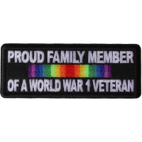Proud Family Member of a World War 1 Veteran Patch