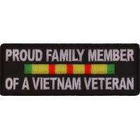 Proud Family Vietnam Vet Patch | US Military Vietnam Veteran Patches