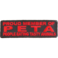Proud Member Of Peta Patch | Embroidered Patches