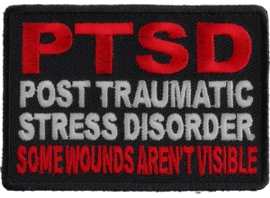 PTSD Patch For Vets - Some Wounds Are Not Visible | US Military Veteran Patches