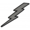 Reflective Lightning Bolt Left Patch
