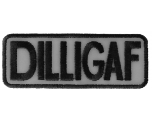 Reflective Small Dilligaf Patch | Embroidered Patches