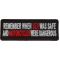 Remember When Sex Was Safe Motorcycle Were Dangerous Patch