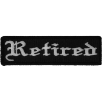 Retired Patch In Old English