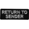 Return To Sender Funny Iron on Patch