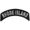 Rhode Island Patch Iron on State Rocker