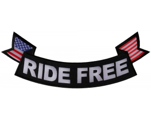 Ride Free Large Lower Rocker Patch