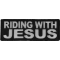 Riding With Jesus Christian Patch