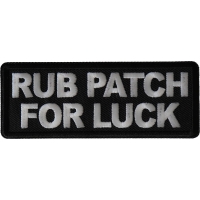 Rub Patch For Luck Patch