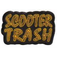 Scooter Trash Patch | Embroidered Biker Patches