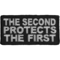 The Second Protects The First Right To Bear Arms Patch | Embroidered Patches