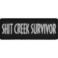 Shit Creek Survivor Patch | Embroidered Patches