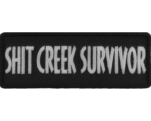 Shit Creek Survivor Patch | Embroidered Patches