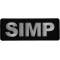 Simp Iron on Patch