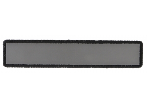 Small Reflective 5 Inch Strip Patch | Embroidered Biker Patches