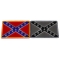 Southern Flag Patches 2 Confederate Flags