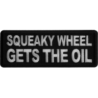 Squeaky Wheel Gets the Oil Iron on Patch