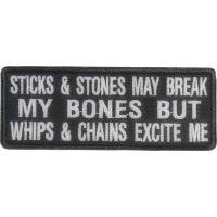 Sticks And Stones Patch | Embroidered Patches