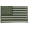Subdued Green American Flag Patch