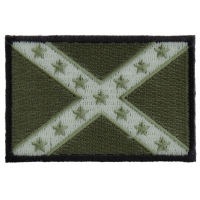 Subdued Green Confederate Flag Patch