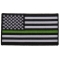 Subdued Green Stripe American Flag Patch
