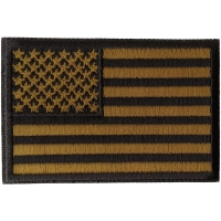 Subdued Green US Flag Patch | Embroidered Patches